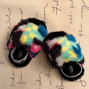 Ugg Fluff Yeah Slide Baby NWOT